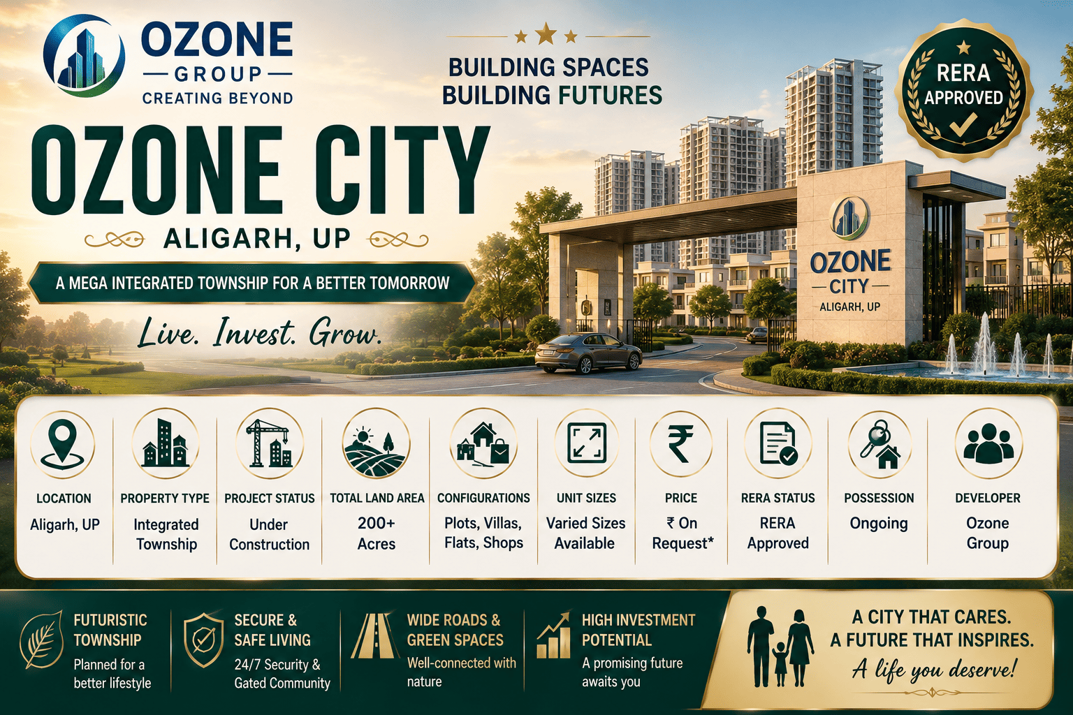 Ozone City Integrated Township in Aligarh